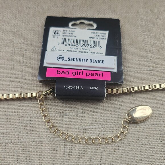 Nicole Miller Women Necklace Pearl & Spike Choker Gold Tone Fashion Jewelry NWT - Picture 13 of 13